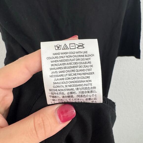 Fear Of God Essentials SS23 Mock Neck Half Sleeve Oversized T-Shirt Jet Black XS - Picture 12 of 12